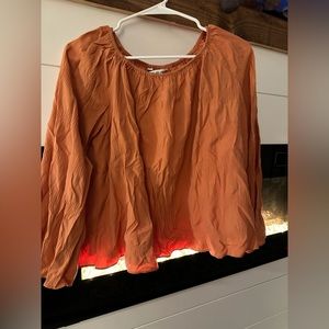 Orange Elizabeth and James flowy top size small